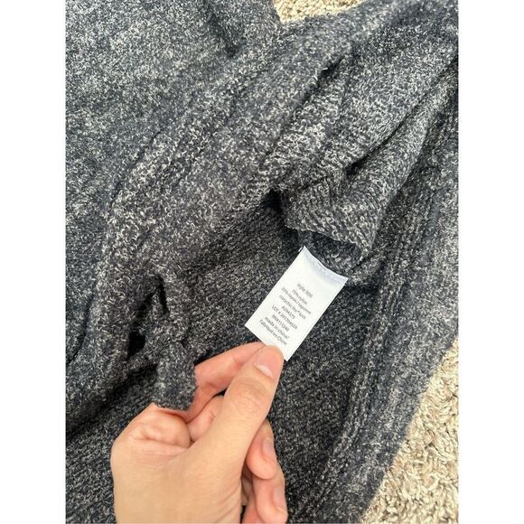 Barefoot Dreams Cozy Chic Lite Pebble Beach Pullover Hoodie Gray/Blue XL Soft - Picture 7 of 15